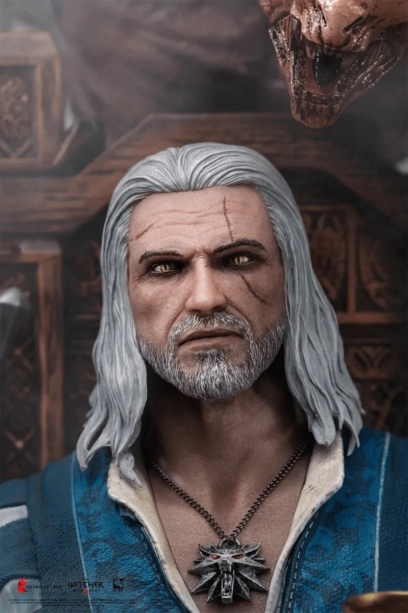 PURPA002TW The Witcher 3: Wild Hunt - Geralt 1:4 Scale Statue - Pure Arts - Titan Pop Culture