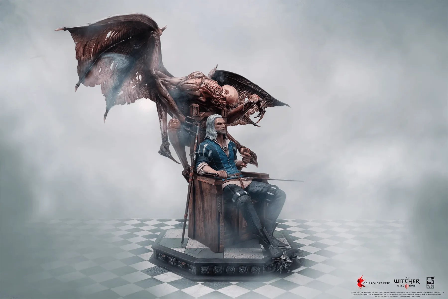 PURPA002TW The Witcher 3: Wild Hunt - Geralt 1:4 Scale Statue - Pure Arts - Titan Pop Culture