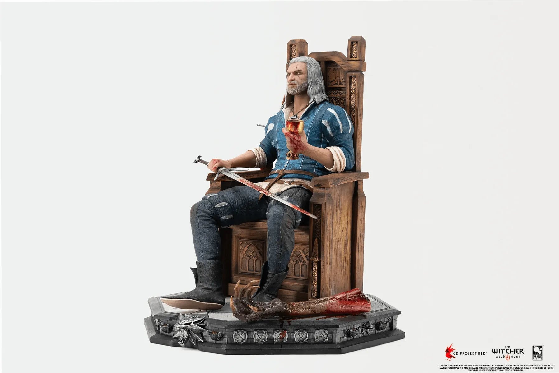 PURPA003TW The Witcher 3: Wild Hunt - Geralt 1:6 Scale Statue - Pure Arts - Titan Pop Culture