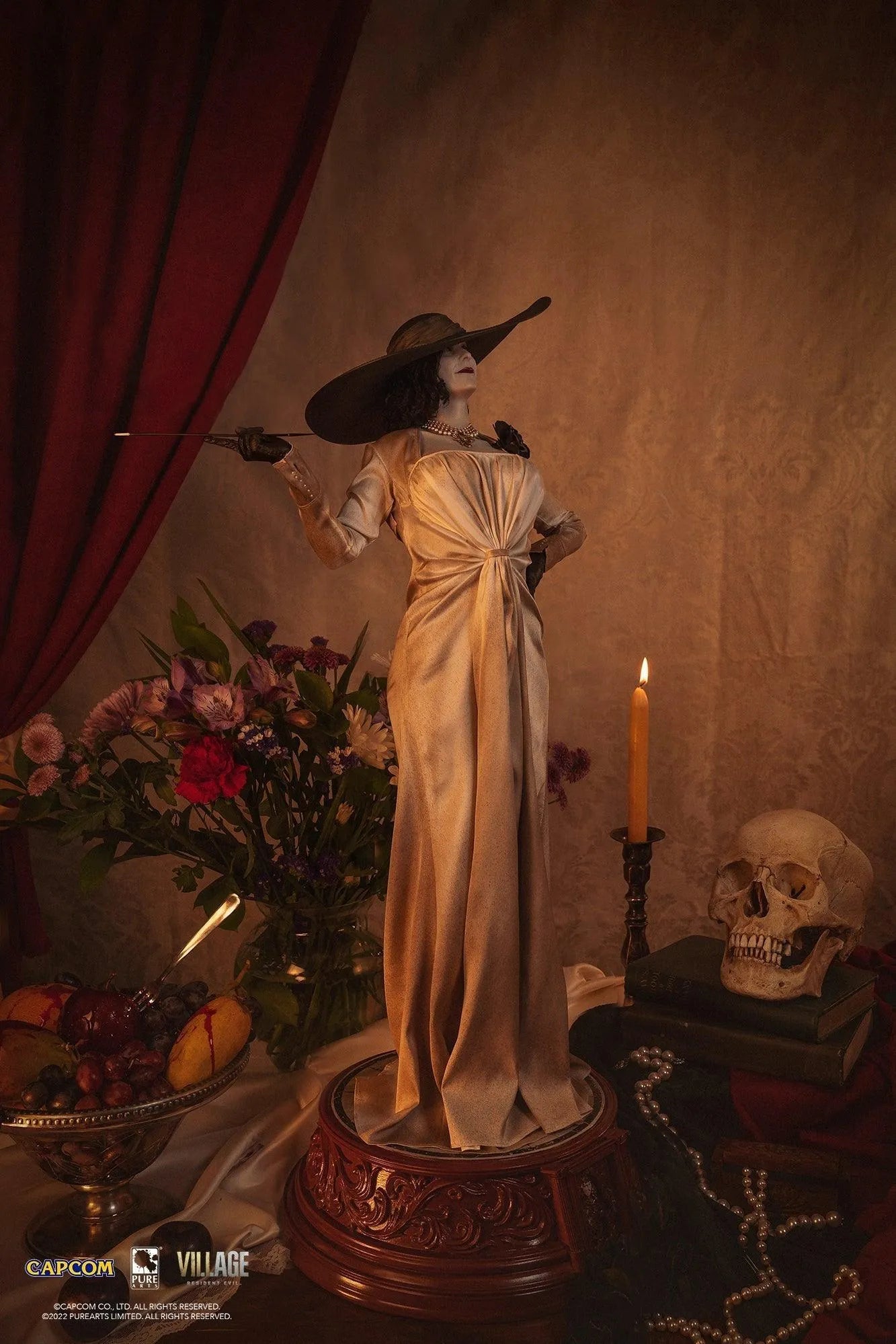 PURPA005RE Resident Evil - Lady Dimitrescu 1:4 Scale Statue - Pure Arts - Titan Pop Culture