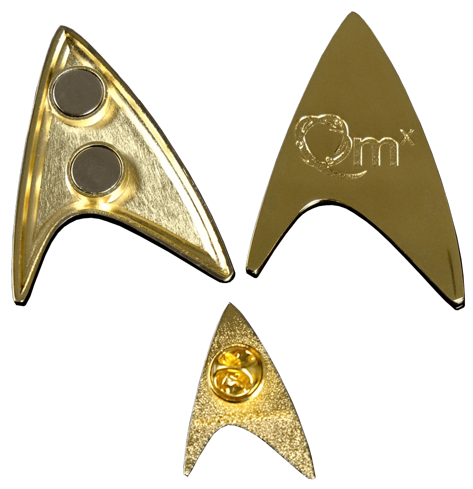 QMXSTR-0174 Star Trek: Discovery - Enterprise Medical Badge & Pin Set - Quantum Mechanix - Titan Pop Culture