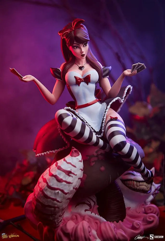 SID2005062 Fairytale Fantasies - Alice in Wonderland Game of Hearts Statue - Sideshow Collectibles - Titan Pop Culture