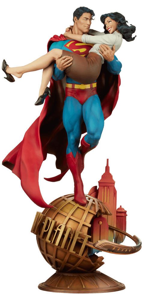 SID200564 Superman - Superman & Lois Lane Diorama - Sideshow Collectibles - Titan Pop Culture