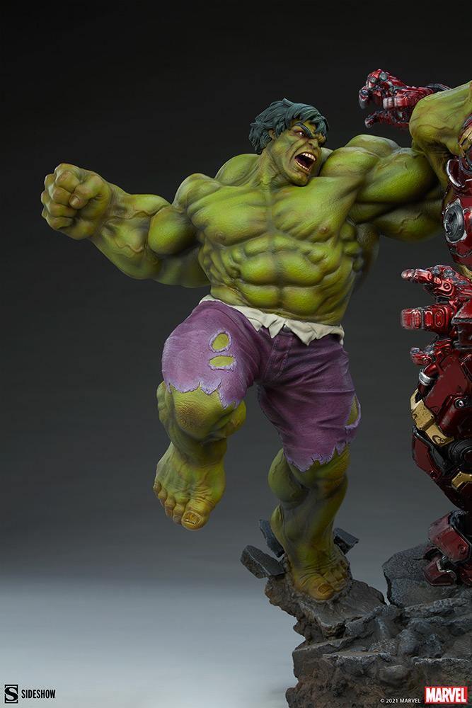 SID200571 Marvel Comics - Hulk vs Hulkbuster Maquette - Sideshow Collectibles - Titan Pop Culture