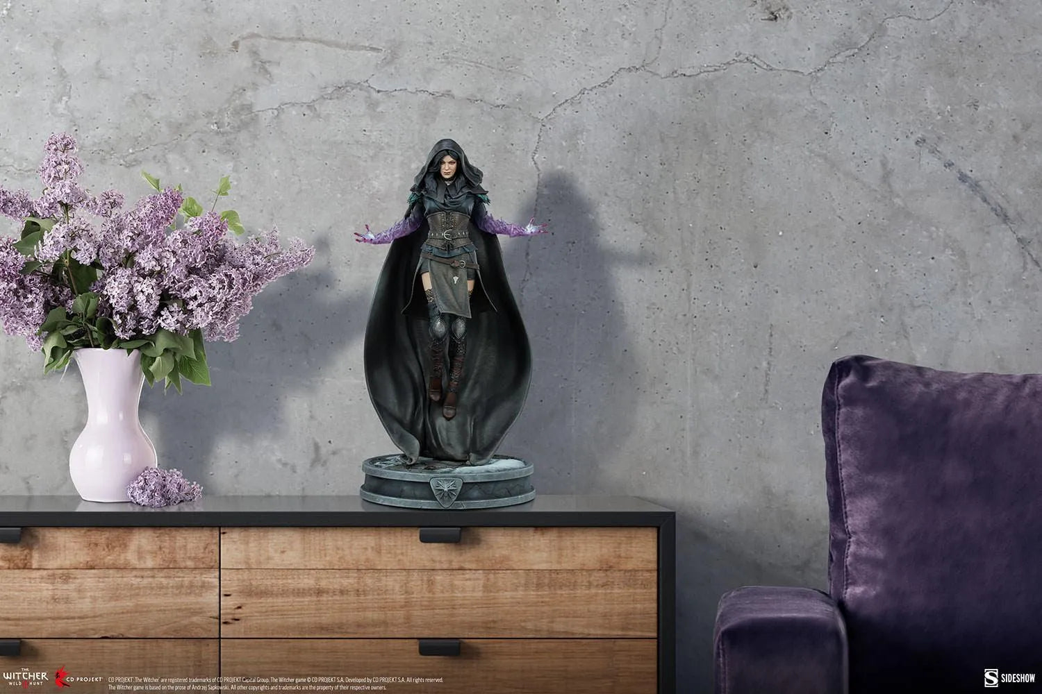 SID200602 The Witcher 3: The Wild Hunt - Yennefer Statue - Sideshow Collectibles - Titan Pop Culture