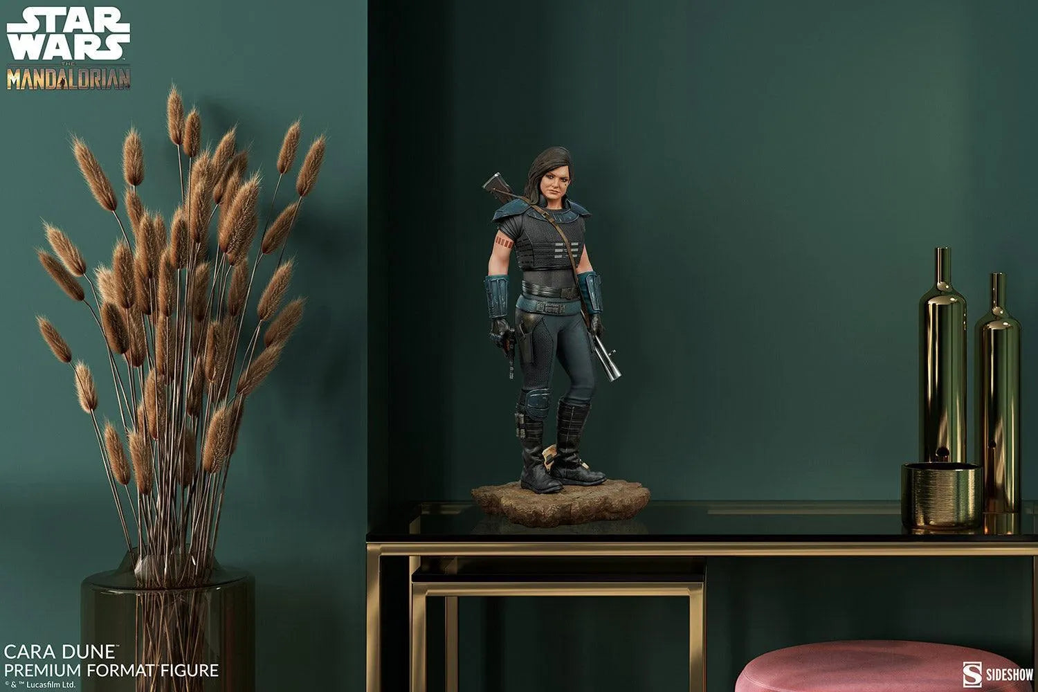 SID300789 Star Wars: The Mandalorian - Cara Dune Premium Format Statue - Sideshow Collectibles - Titan Pop Culture