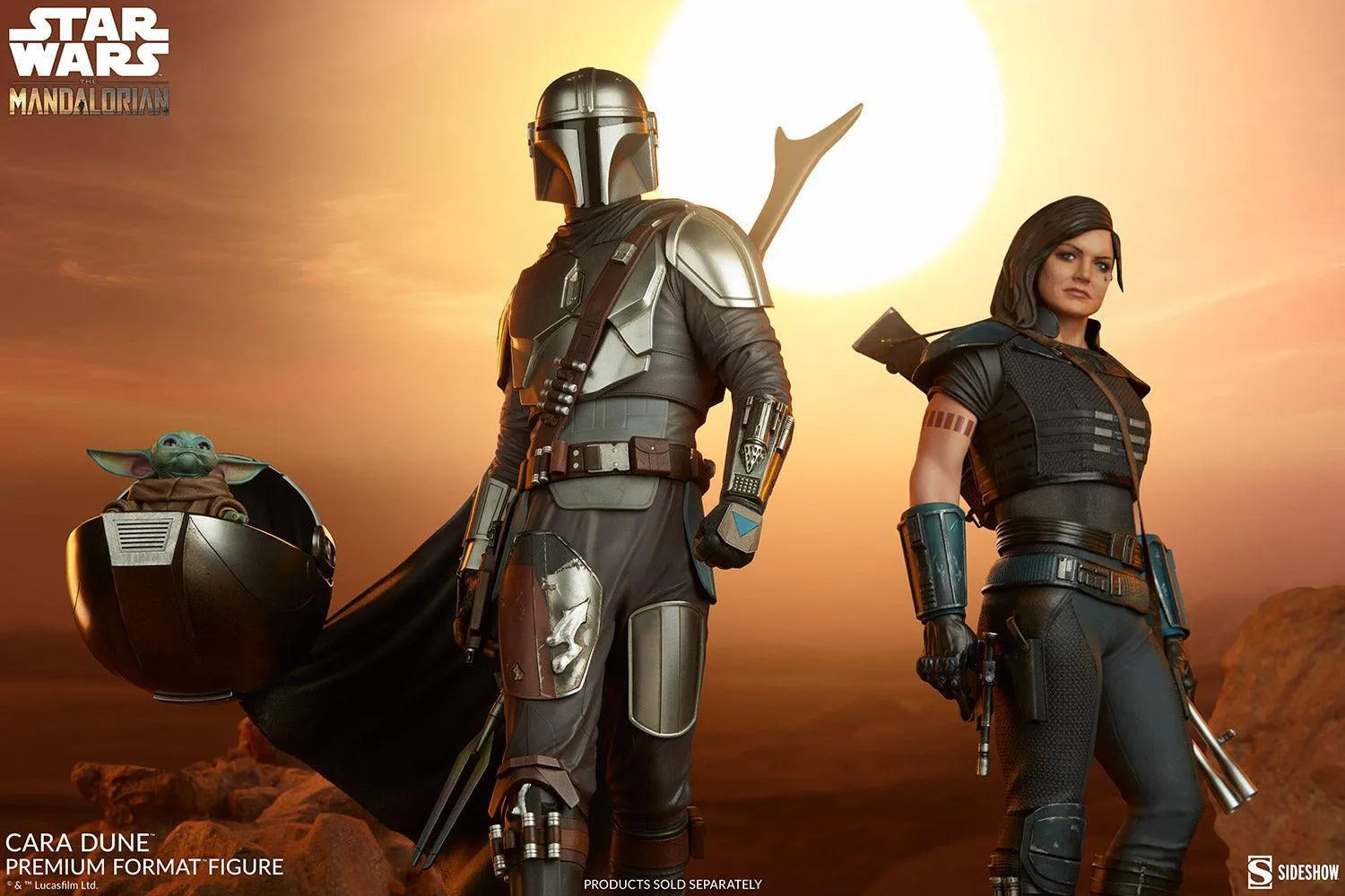 SID300789 Star Wars: The Mandalorian - Cara Dune Premium Format Statue - Sideshow Collectibles - Titan Pop Culture