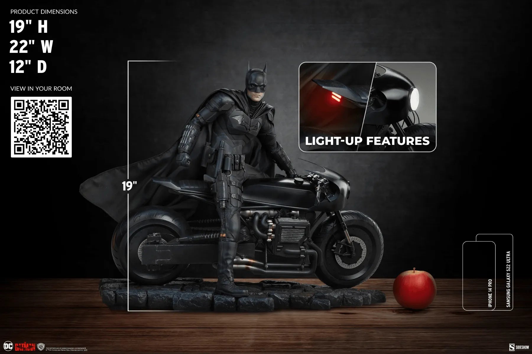 SID300819 The Batman - Batman Premium Format Statue - Sideshow Collectibles - Titan Pop Culture