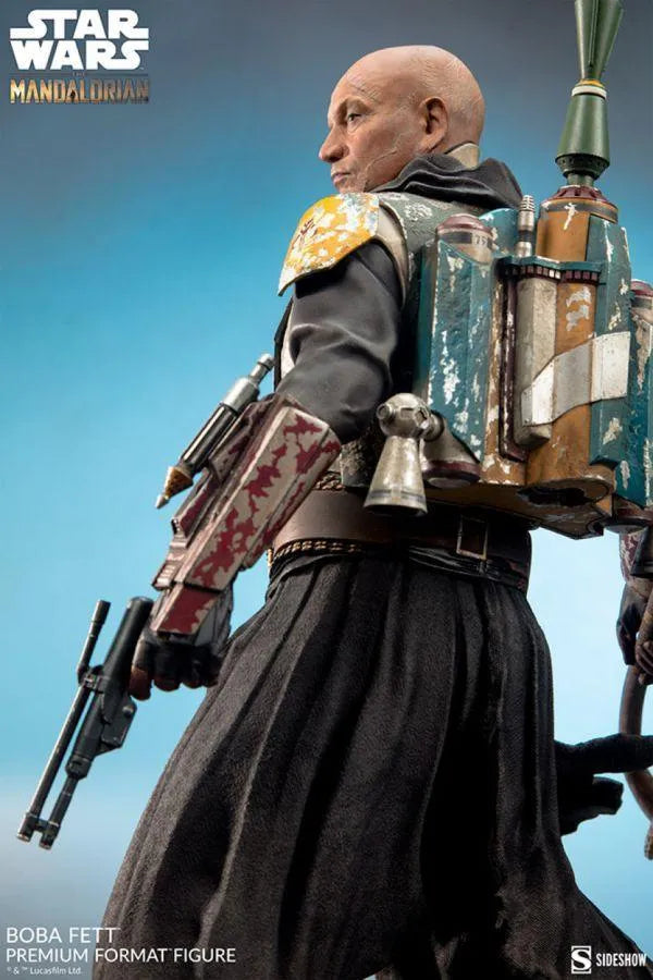 SID300829 Star Wars: The Mandalorian - Boba Fett Premium Format Statue - Sideshow Collectibles - Titan Pop Culture