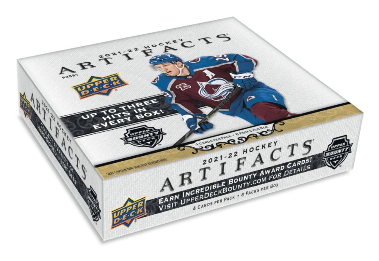 UPP96682 NHL - 2021/22 Artifacts Hockey Trading Cards - Hobby (Display of 8) - Upper Deck - Titan Pop Culture