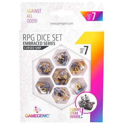 VR-102301 Gamegenic Embraced Series - Cursed Ship - RPG Dice Set (7pcs) - Gamegenic - Titan Pop Culture