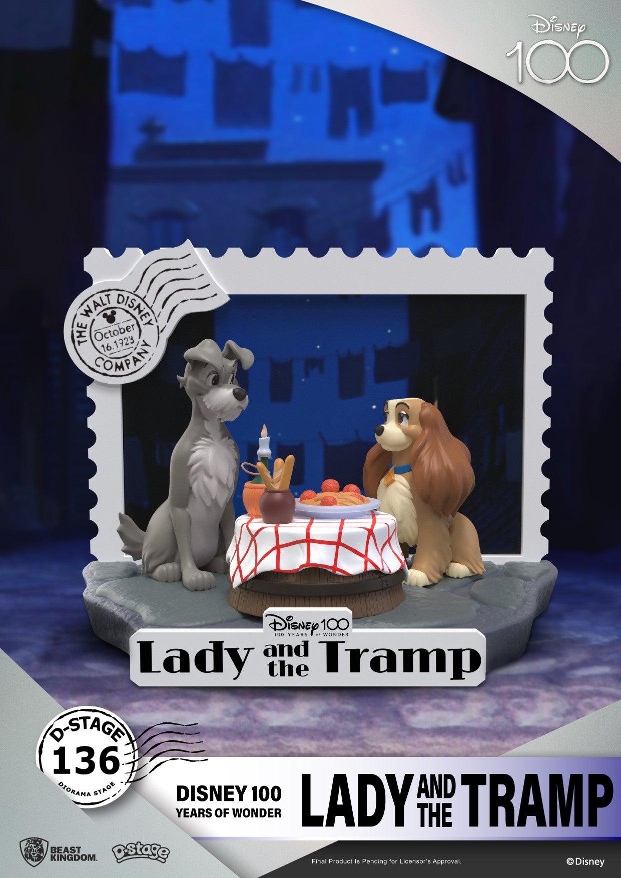 VR-103708 Beast Kingdom D Stage Disney 100 Years of Wonder Lady and the Tramp - Beast Kingdom - Titan Pop Culture