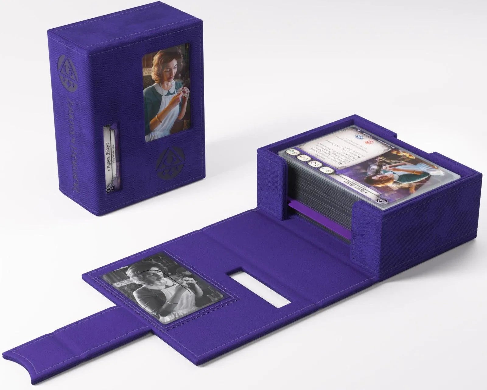 VR-107530 Gamegenic Arkham Horror Investigator Deck Tome Mystic (Purple) - Gamegenic - Titan Pop Culture