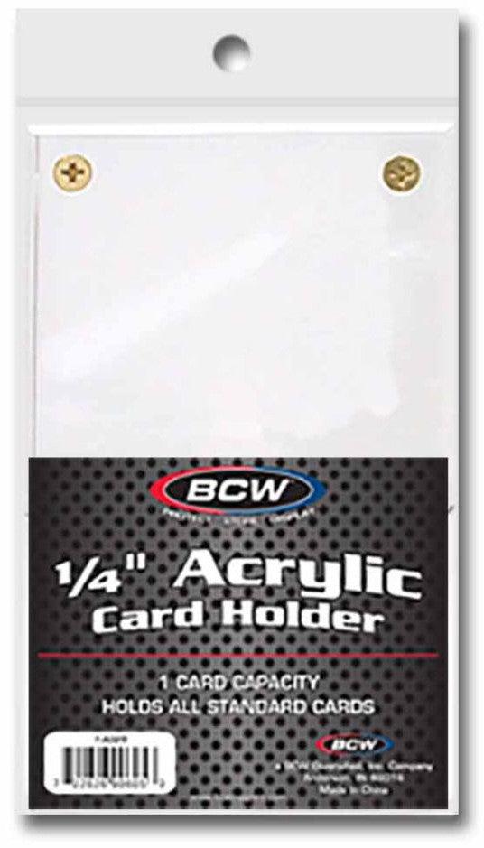 VR-39040 BCW Acrylic Card Holder 1/4 Inch - BCW - Titan Pop Culture
