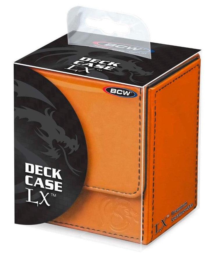 VR-49622 BCW Deck Case Box LX Orange (Holds 80 cards) - BCW - Titan Pop Culture