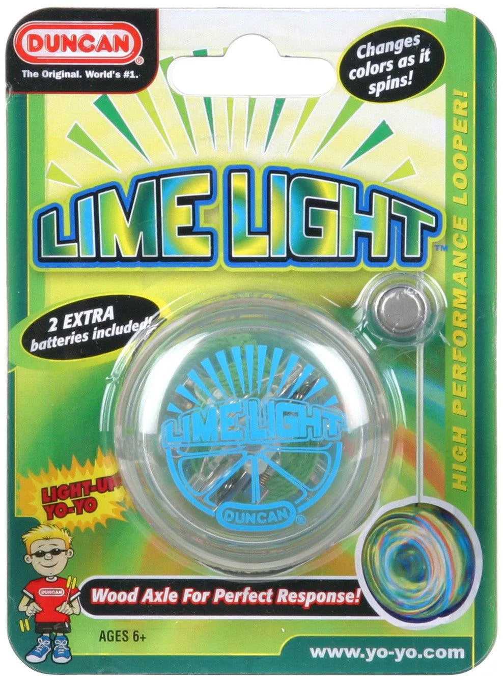VR-50918 Duncan Yo Yo Beginner Lime Light (Assorted Colours) - Duncan - Titan Pop Culture