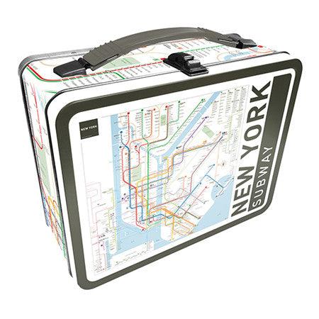 VR-61912 Tin Carry All Fun Lunch Box New York Subway - Aquarius - Titan Pop Culture