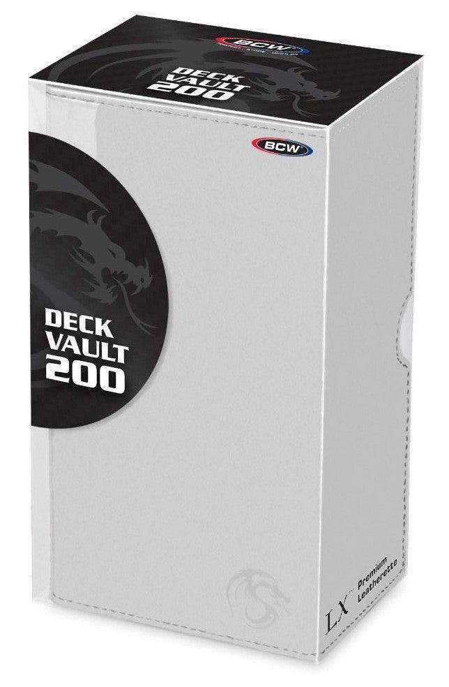 VR-64516 BCW Deck Vault Box 200 LX White (Holds 200 Cards) - BCW - Titan Pop Culture