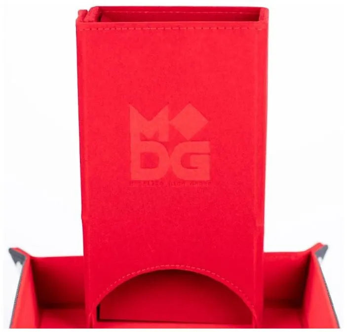 VR-74762 MDG - Fold Up Velvet Dice Tower (Red) - FanRoll by Metallic Dice Games - Titan Pop Culture