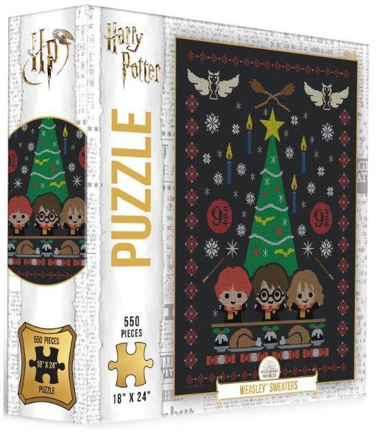 VR-79184 The Op Puzzle Harry Potter Weasley Sweaters Puzzle 550 pieces - The Op - Titan Pop Culture
