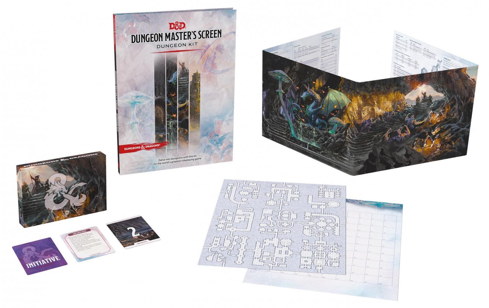 VR-92704 D&D Dungeons & Dragons Masters Screen Dungeon Kit - Wizards of the Coast - Titan Pop Culture