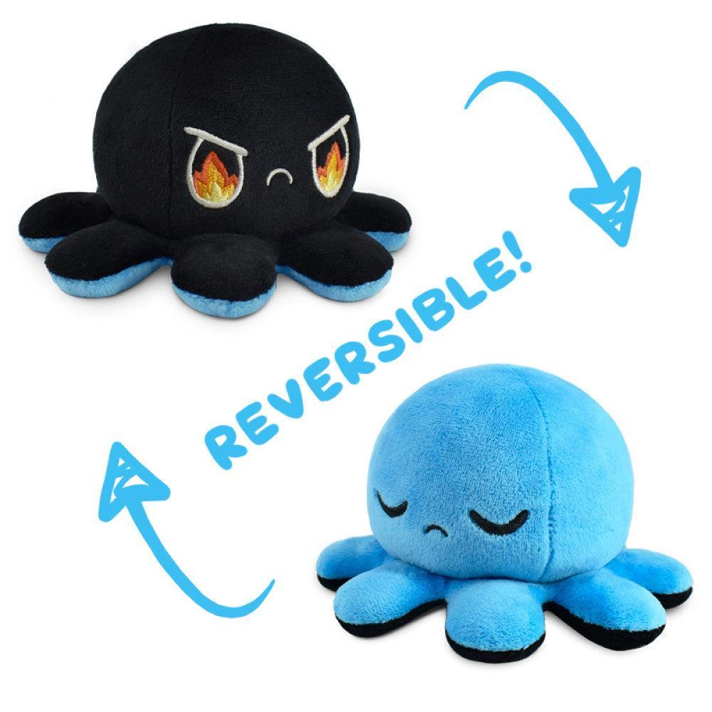 VR-93606 Reversible Plushie - Octopus Sleepy/Fiery - Tee Turtle - Titan Pop Culture