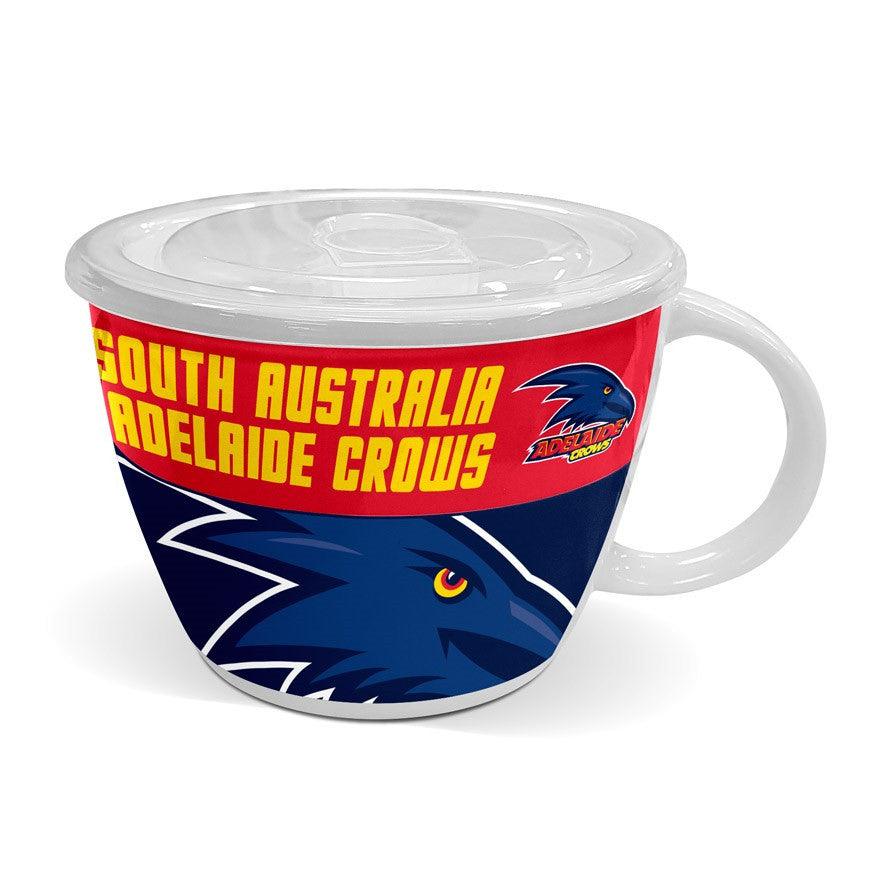 AFL Soup Mug with Lid Adelaide Crows