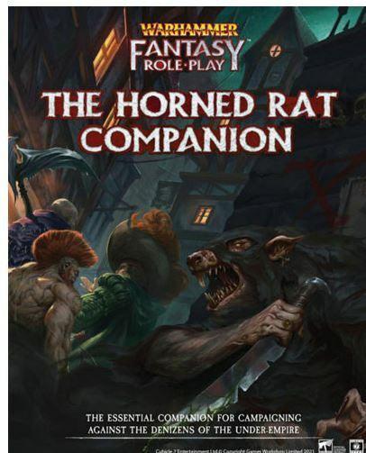 VR-98748 Warhammer Fantasy Roleplay Enemy Within Horned Rat Companion - Cubicle 7 - Titan Pop Culture