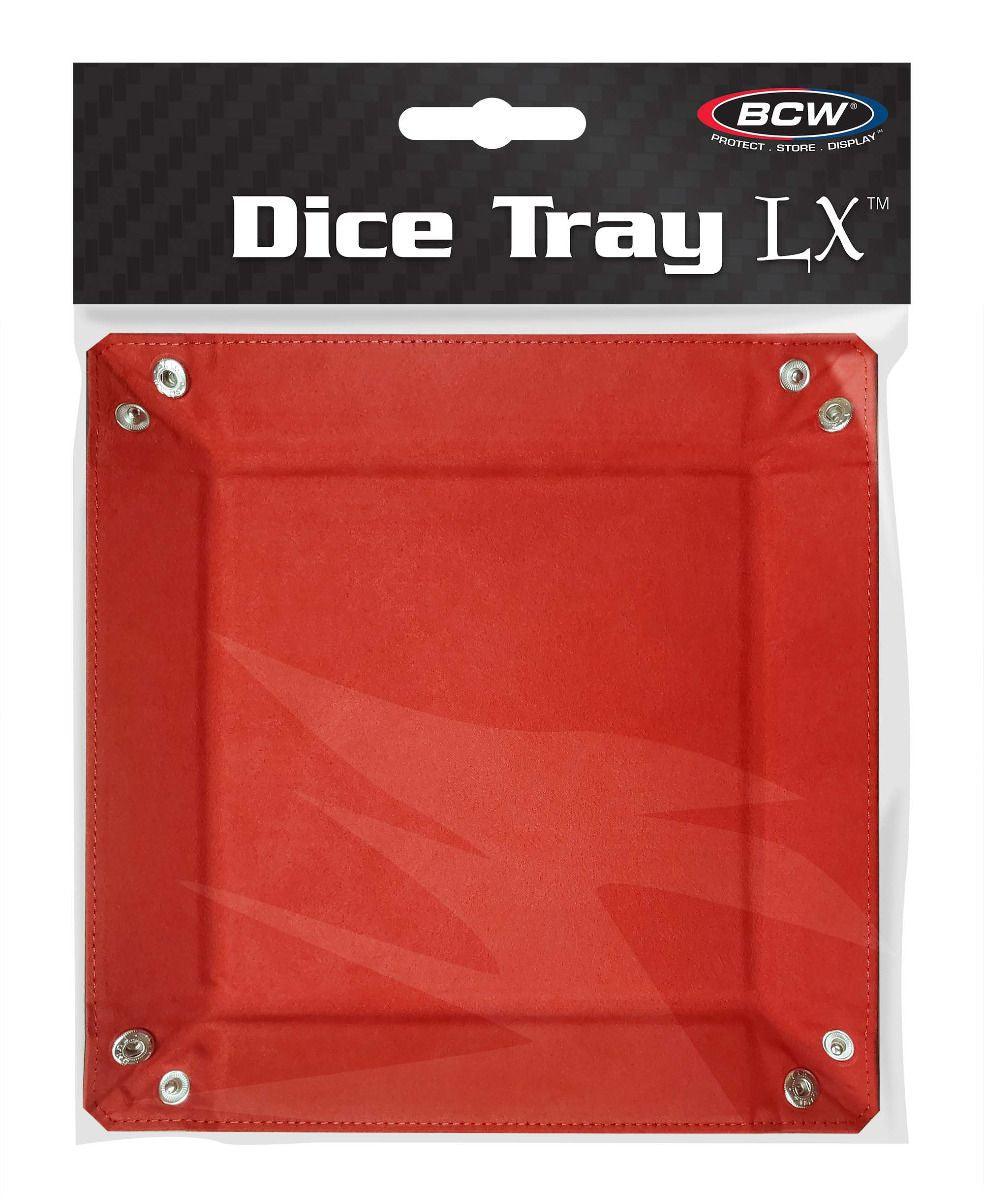 VR-99263 BCW Dice Tray LX Square Red - BCW - Titan Pop Culture