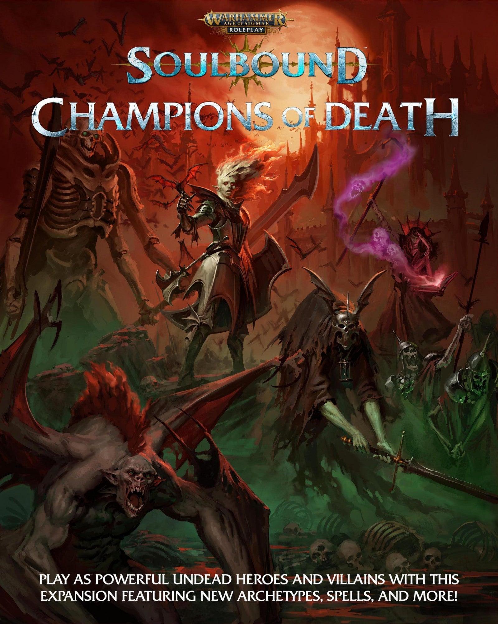 VR-99626 Warhammer Age of Sigmar Soulbound RPG - Champions of Death - Cubicle 7 - Titan Pop Culture
