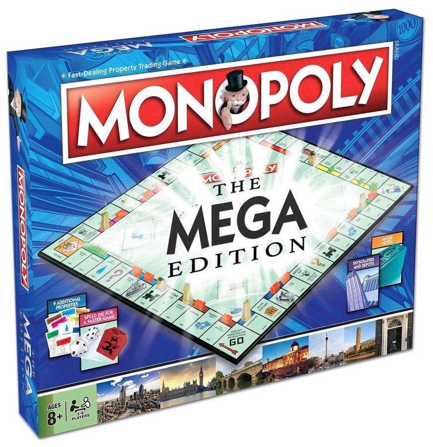 WIN002459 Monopoly - Mega Monopoly - Winning Moves - Titan Pop Culture