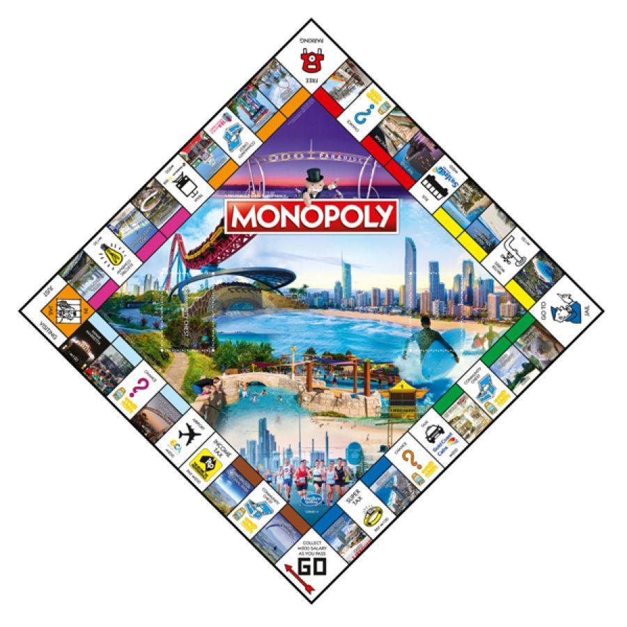 WIN003449 Monopoly - Gold Coast Edition - Winning Moves - Titan Pop Culture